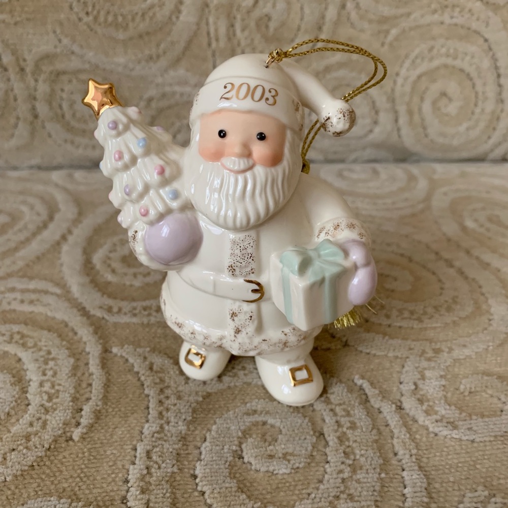 Lenox 2003 Annual Santa Ornament